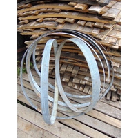 Wine Barrel Hoops - Galvanised Iron
