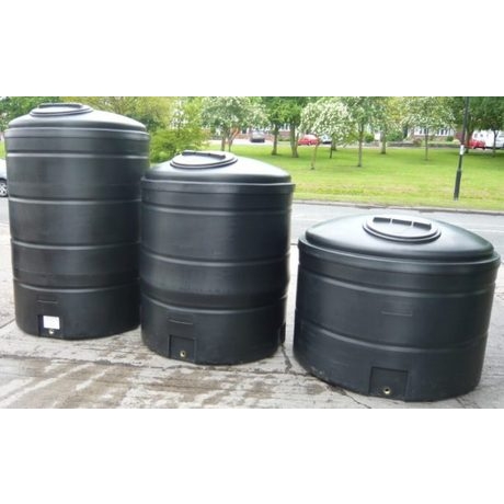 Large Water Storage Tanks  Above Ground - Black