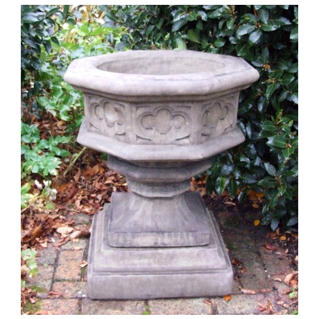 Gothic Font Cotswold Stone Planter