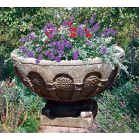 Grand Medieval Cotswold Stone Bowl Planter