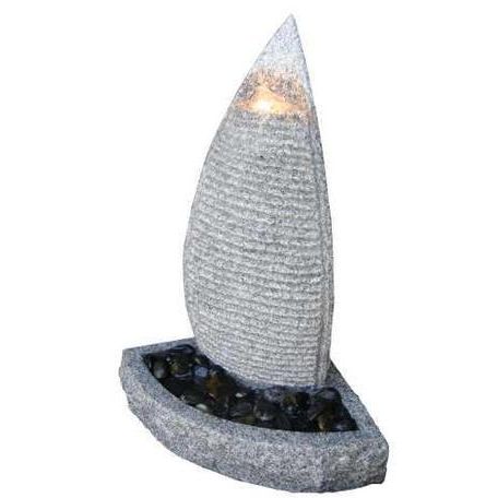 Granite Sail Water Sculpture