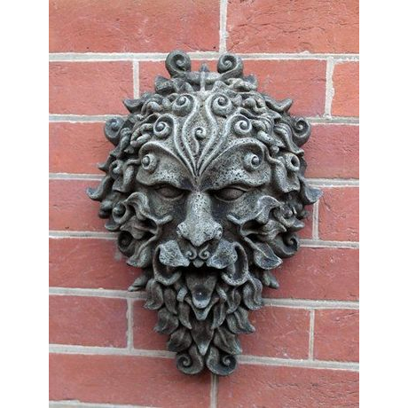 Green Man plaque Stone Statue