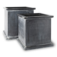 Grosvenor Planters - Antique Faux Lead