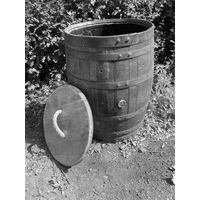 Oak Barrel Compost Bin - 250L
