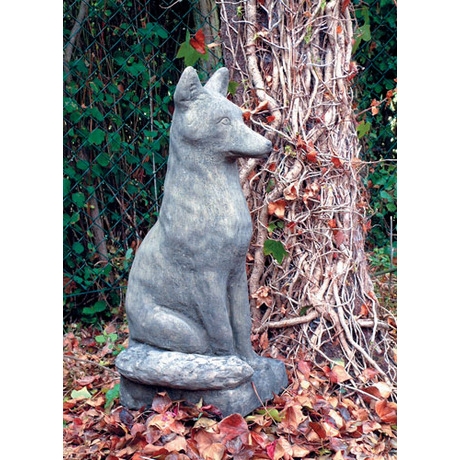 Large Fox - Stone Garden Statue