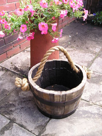 Large Wooden Bucket