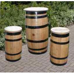 Light Varnished Barbecue Set