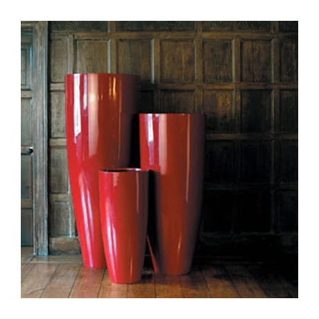 Lisbon Vase Planter - Red