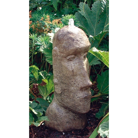 Easter Island Head Stone Fountain