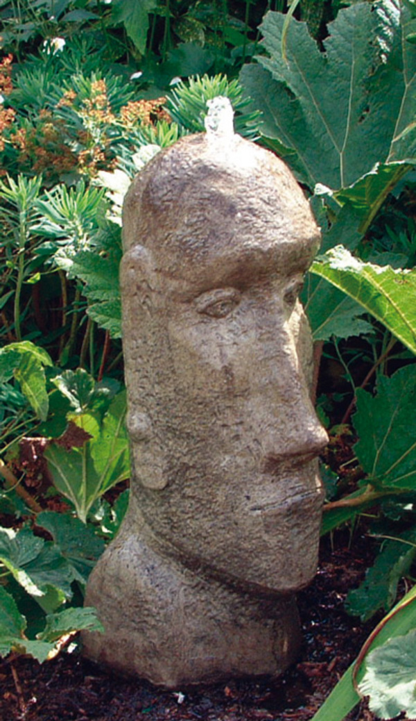 Easter Island Statue Head Heads Garden Moai Statues Stone