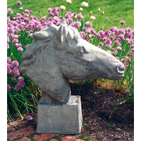 Equine Bust - Stone Sculpture