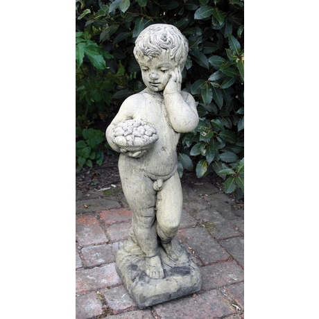 Gemini Boy - Cotswold Stone Statue