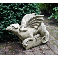 Griffin Up Stone Statue