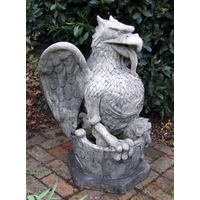 Heraldic Griffin Stone Statue