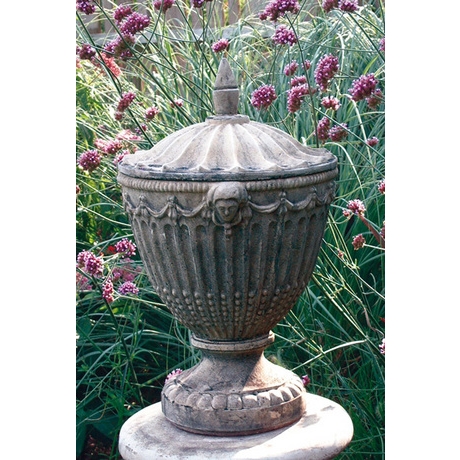 Olympic Urn With Lid - Cotswold Stone