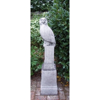 Owl Stone Sculpture - Old Slate Finish