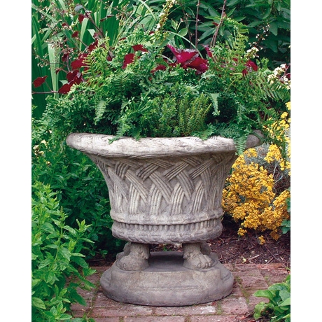 Large Plaited Vase - Cotswold Stone Planter