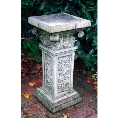 Rococo Pedestal - Cotswold Stone Plinth