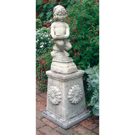 Rose Plinth - Cotswold Stone Pedestal