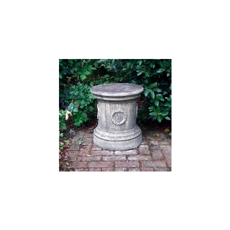 Round Laurel Plinth - Cotswold Stone