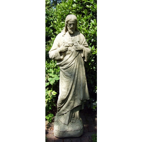 Sacred Heart - Cotswold Stone Statue