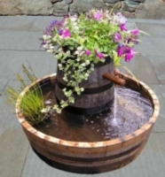 Oak Barrel Water Features