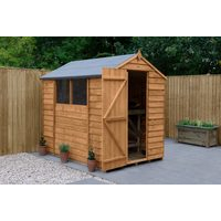 7x5 Overlap Apex Garden Shed - Dip Treated