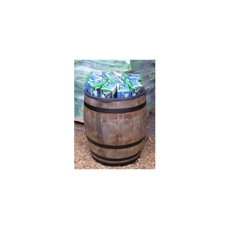 Retail Display Hogshead Barrel Gondola - Rustic