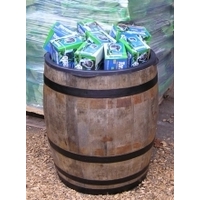 Retail Display Hogshead Barrel Gondola - Rustic