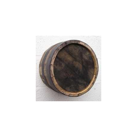 Rustic Barrel End with Black Hoops