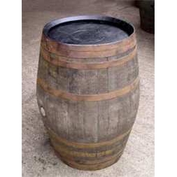 Rustic Barrel Table - 56 Gallon