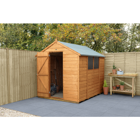 8x6 Shiplap Apex Garden Shed Dip Treated