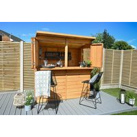 Shiplap pent garden bar 6x3