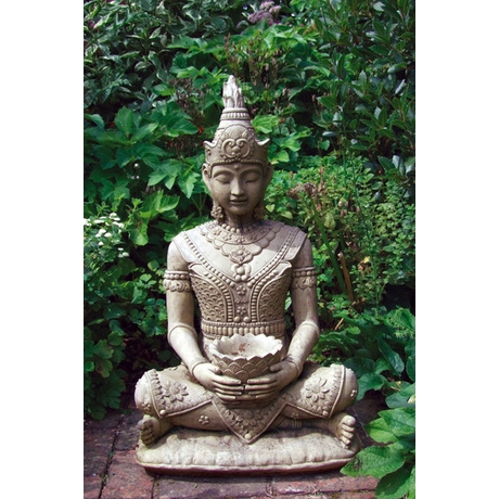 Serene Buddha Stone Statue