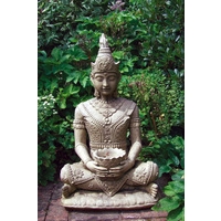 Serene Buddha Stone Statue