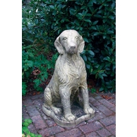Setter Dog Stone Statue