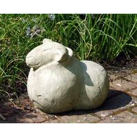 The sheep Stone Statue