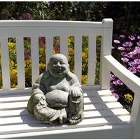 Sitting Buddha Stone Statue