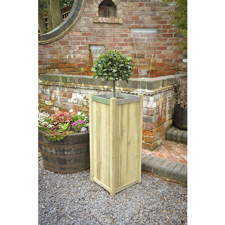 Slender Wooden Planter Large