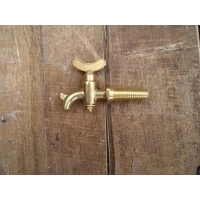 Small Taper Threaded Brass Tap - Size B