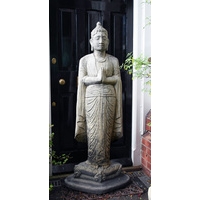 Upright Buddha Stone Sculpture