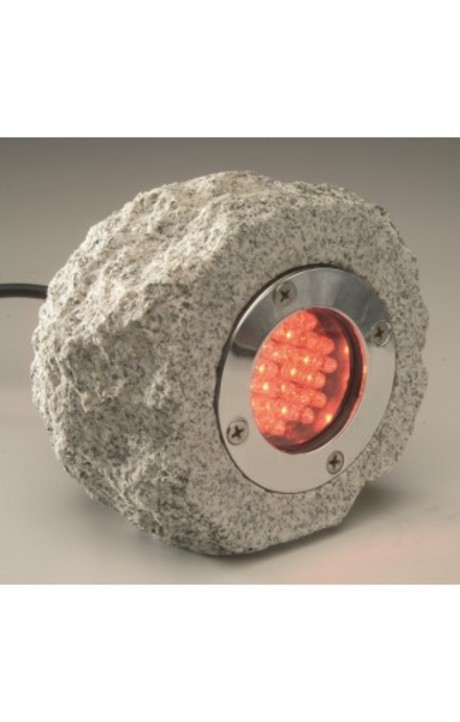 Natural Rock LED Light - Red