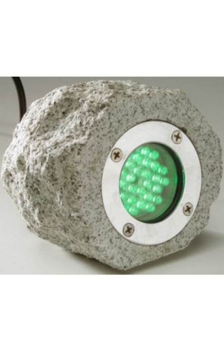 Natural Rock LED Light - Green