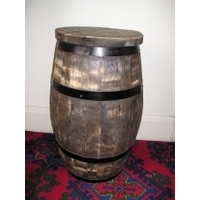 Tall Barrel Stool - Rustic