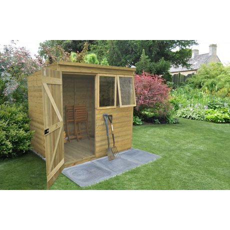 7x5 Premium Tongue and Groove Pent Garden Shed