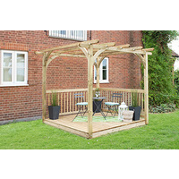 Ultima Pergola and Decking Kit 2.4 x 2.4m