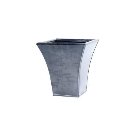 Luna Metal Flared Planter - Grey